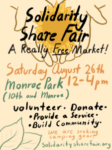 Share Fair August 26th!