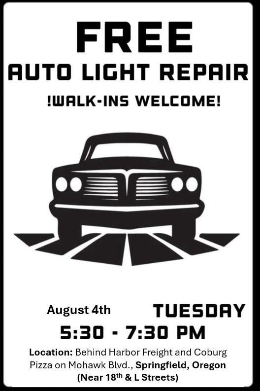 auto light repair NAC Eugene anarch brake
