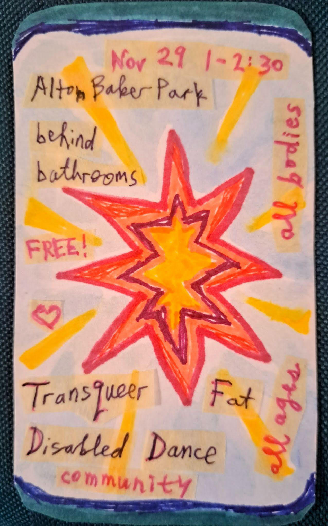 11 29 transqueer fat Disabled Dance Eugene Oregon anarch